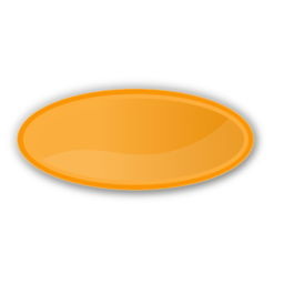 Icône orange ovale à télécharger gratuitement