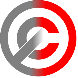 Icône licence copyright domaine public à télécharger gratuitement