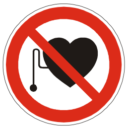 Icône cœur rouge rond pictogramme santé interdit à télécharger gratuitement