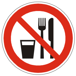 Icône rouge rond pictogramme interdit aliment manger à télécharger gratuitement
