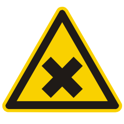 Icône croix noir alerte triangle information attention acide à télécharger gratuitement
