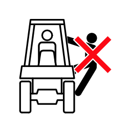 Icône rouge croix pictogramme interdit homme véhicule à télécharger gratuitement
